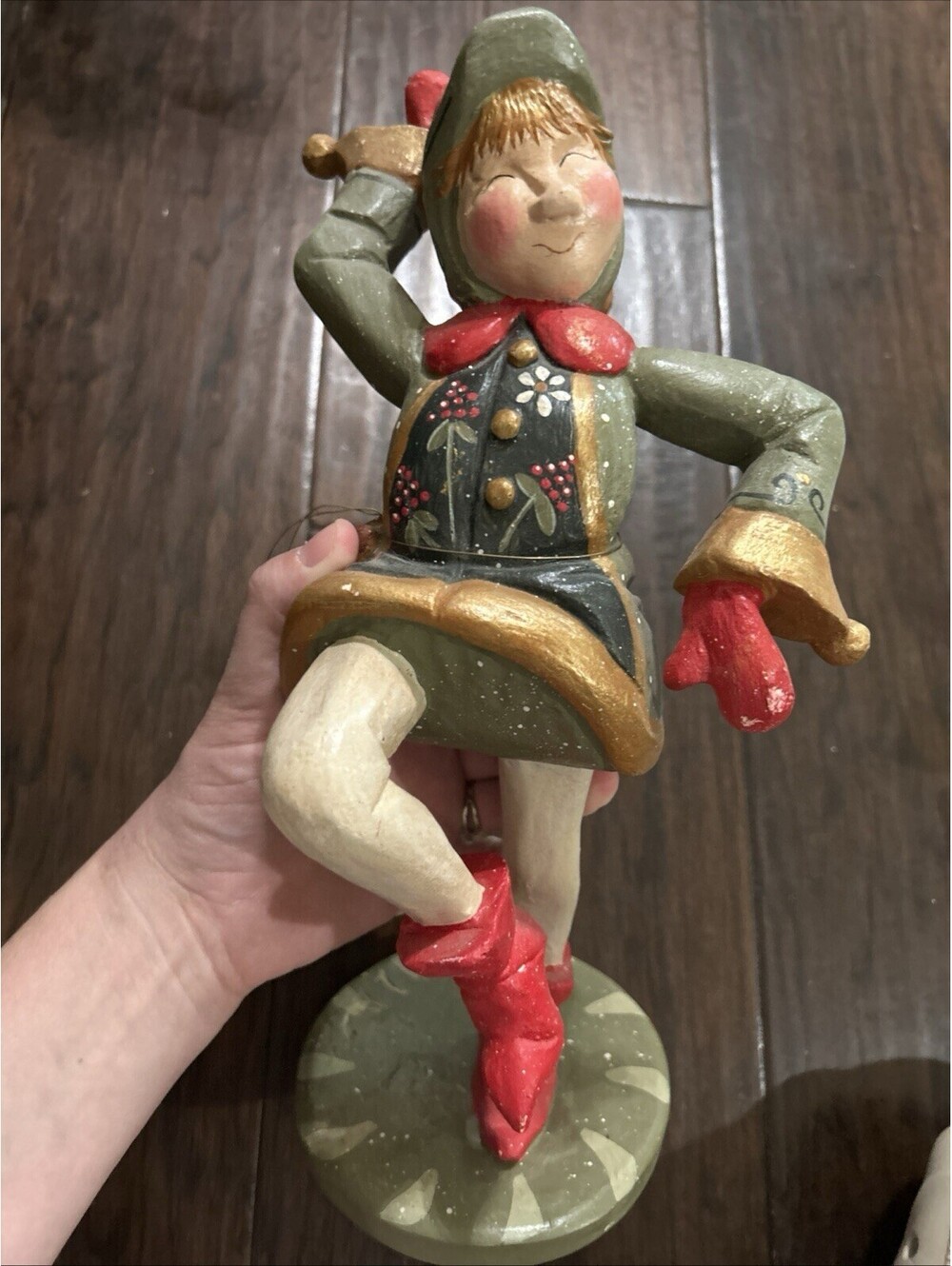 2000 Vtg House of Hatten 10 Lords Leaping Mantel Piece 12 Days of Christmas